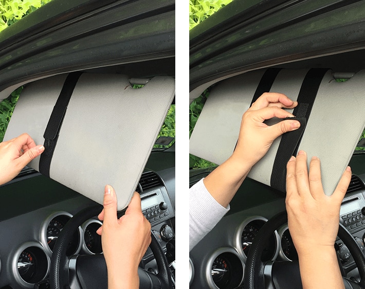 Step 5 - Making your own car sun visor extender