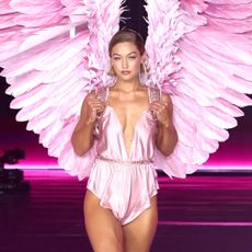 Gigi Hadid on the Victoria's Secret Runway