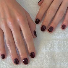 Photo of merlot nails 