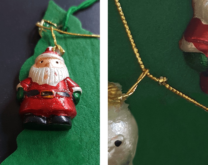 Decorating car air freshener with little ornaments